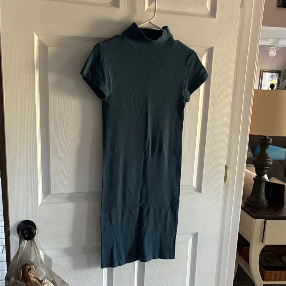 Dress Barn Asymmetrical Teal Dress